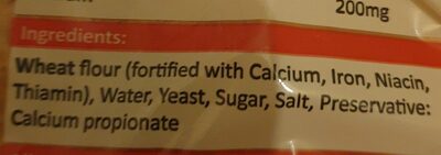 5 Large Traditional Lebanese Flat Bread White